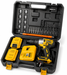 36V cordless rechargeable drill machine kit with two batteries charger drill bits and carrying case Uganda