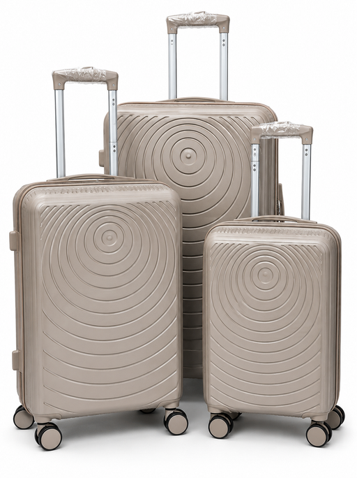 3 piece hard shell luggage set with spinner wheels in Uganda