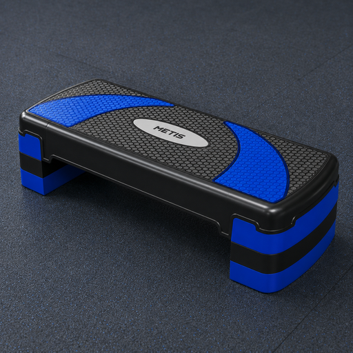 Adjustable aerobic stepper non slip fitness exercise step
