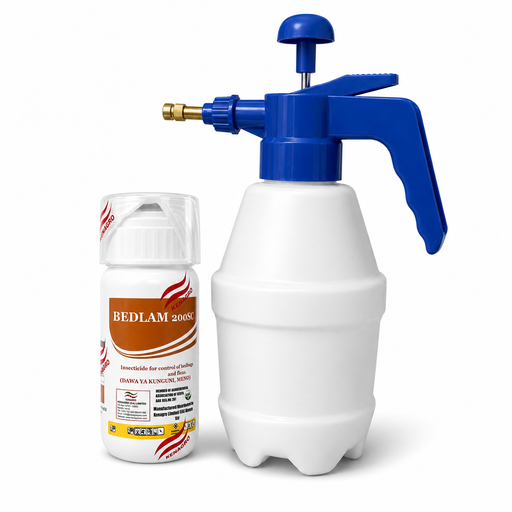 Bedlam 200SL bed bug cockroach and flea insecticide with pressure sprayer Uganda