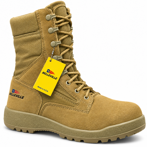 Belleville desert tan tactical combat boots in Uganda