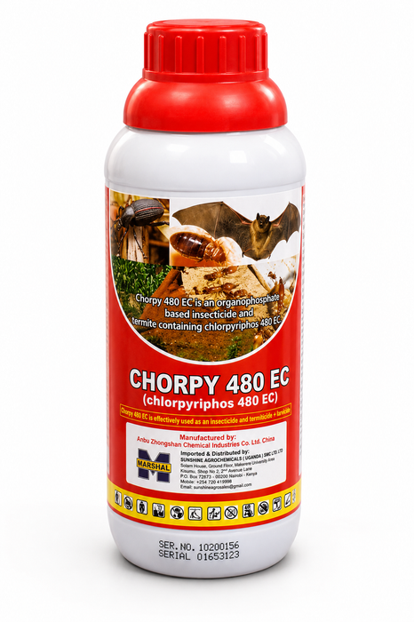 Chorpy 480 EC-Strong Insecticides For Bedbugs-cockroaches-Bats and Termites