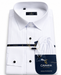 Cavanna Milano men’s white long sleeve formal dress shirt for suits and weddings in Uganda