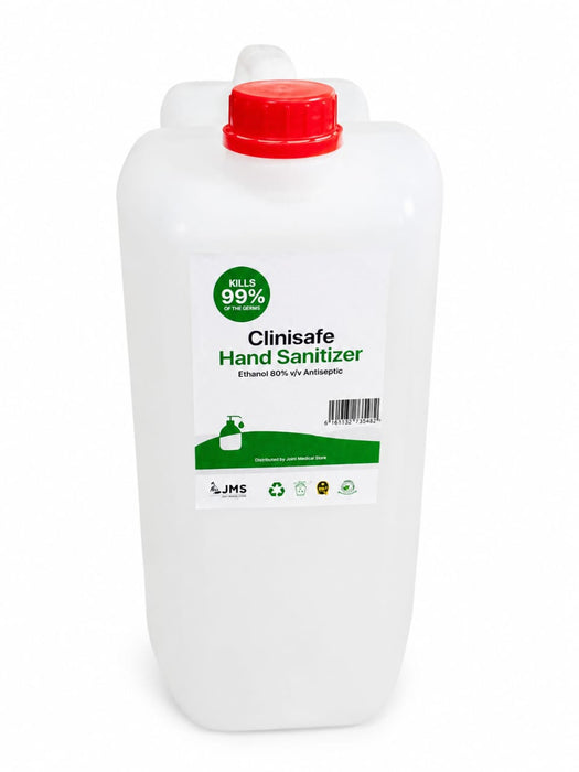 Clinisafe Hand Sanitizer 20L 80% ethanol antiseptic jerrycan Uganda