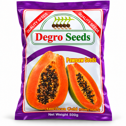 Degro Seeds Red Red Pawpaw Seeds 500g American Gold Money Maker packet
