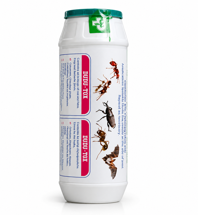Dudu-Tox insecticide powder for bedbugs cockroaches ants and crawling insects Uganda
