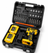 EDON 21V cordless rechargeable drill kit with 2 batteries charger and accessories Uganda