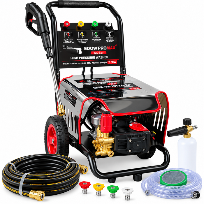EDON Promax high pressure washer 180 Bar 2.0kW for car and commercial cleaning in Uganda