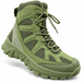 Green tactical military hiking boots for men in Uganda