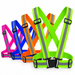 High Visibility Reflective Safety Harness Vest – Adjustable Reflective Belt for Night Work, Cycling & Road Safety Uganda