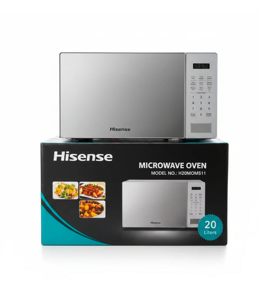 Hisense H20MOMS11 20L digital microwave oven silver in Uganda