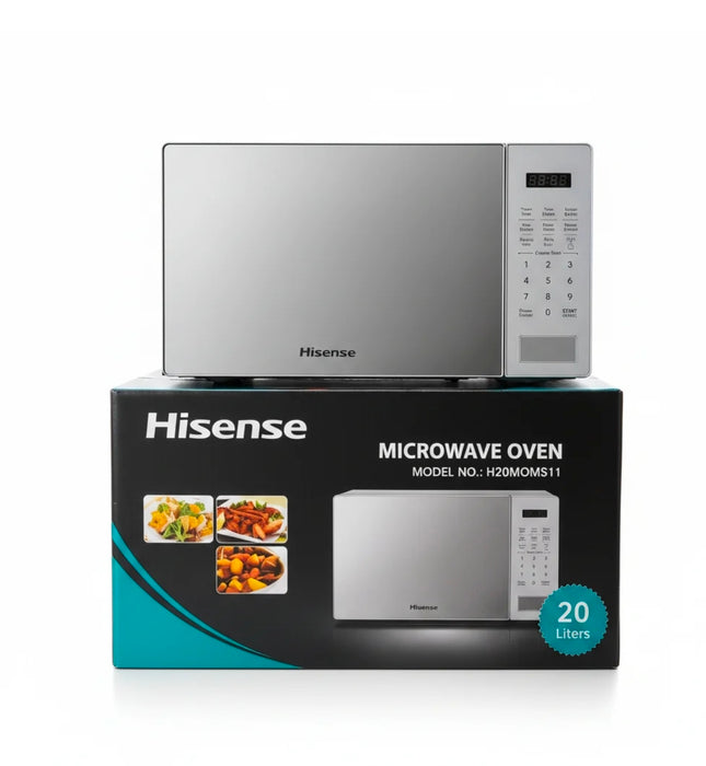 Hisense H20MOMS11 20L digital microwave oven silver in Uganda