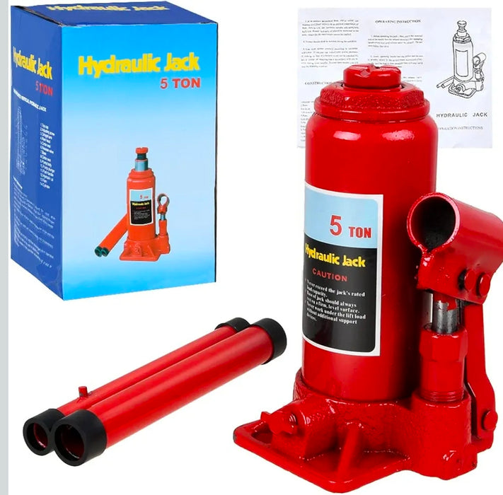 Heavy duty hydraulic bottle jack available in multiple ton capacities in Uganda