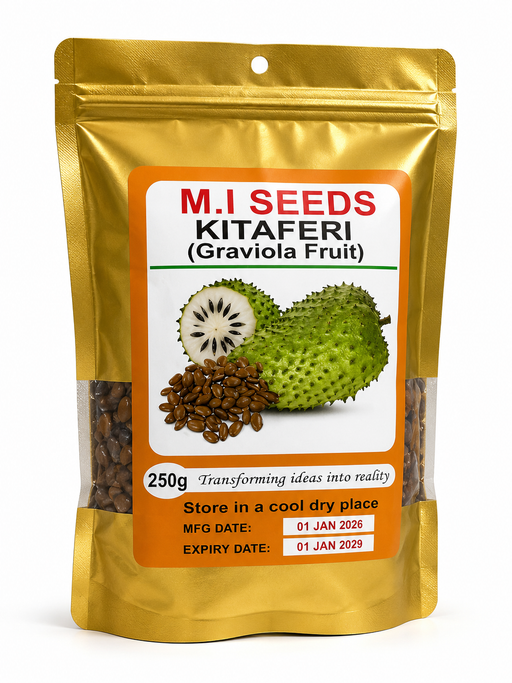M.I Kitafeeri Soursop Graviola Seeds 250g for planting in Uganda