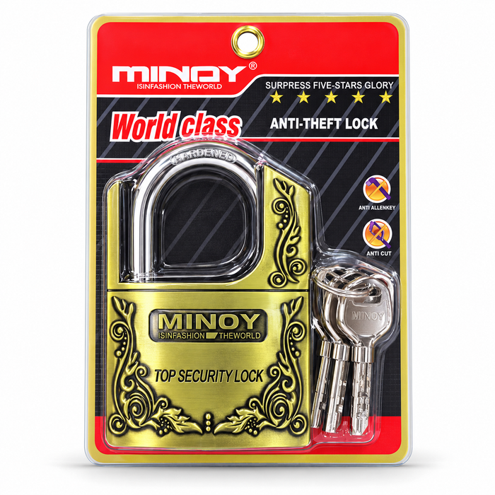 MINOY heavy duty anti-theft security padlock with keys in Uganda
