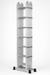 Multi-purpose aluminium folding extendable ladder with anti-slip feet in Uganda