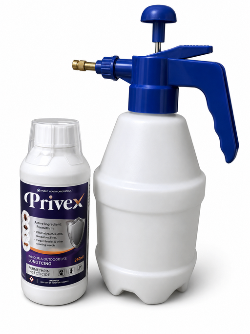 Privex 250ml powerful insecticide with spray pump for bedbug and cockroach pest control in Uganda