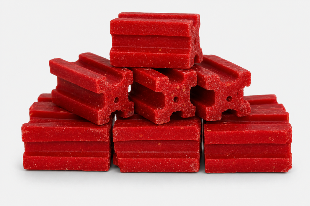 Red rat poison wax blocks for rat and mouse control Uganda