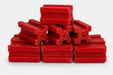 Red rat poison wax blocks for rat and mouse control Uganda