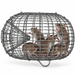 Reusable wire cage mouse and rat trap with funnel entrance in Uganda
