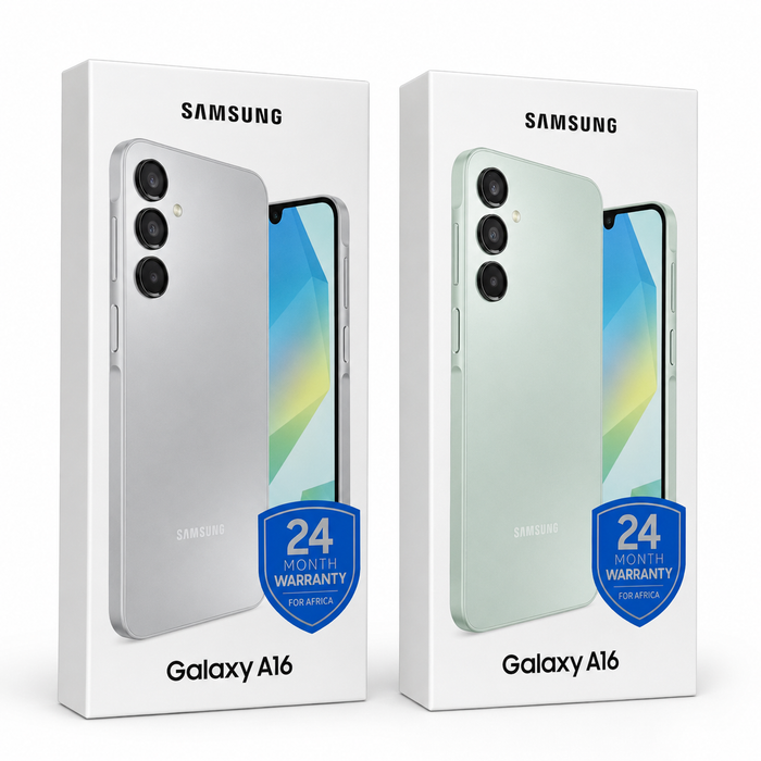 Samsung Galaxy A16 smartphone with 24 month Africa warranty available from KampalaShoppers Uganda