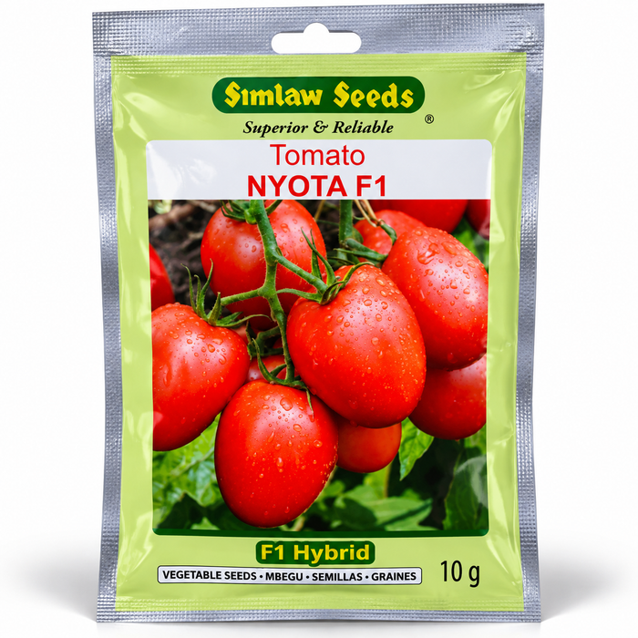 Simlaw Nyota F1 Hybrid Tomato Seeds 10g for tomato farming in Uganda