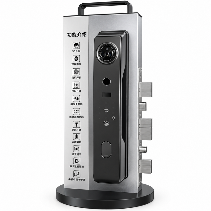 Smart digital door lock with face recognition camera, fingerprint sensor and keypad in Uganda
