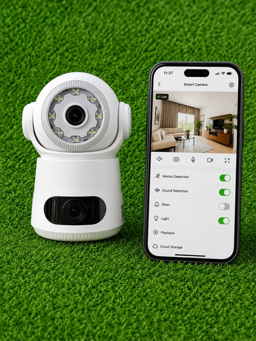 Dual-Lens simcard Security Camera
