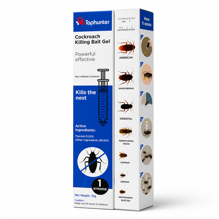 Tophunter Cockroach Killing Bait Gel 10g Fipronil 0.05% Uganda