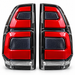 Toyota Land Cruiser Prado Ronaldo tail lamps red LED rear lights Uganda