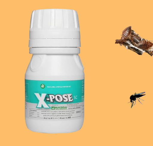 X-POSE SC insecticide for bed bug mosquito and cockroach control in Uganda