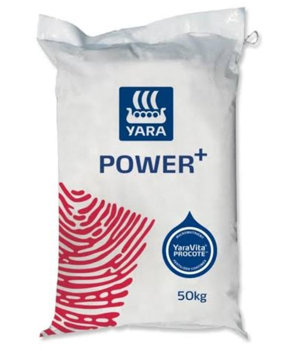 Yara Power+ 50kg fertilizer for young coffee plants in Uganda