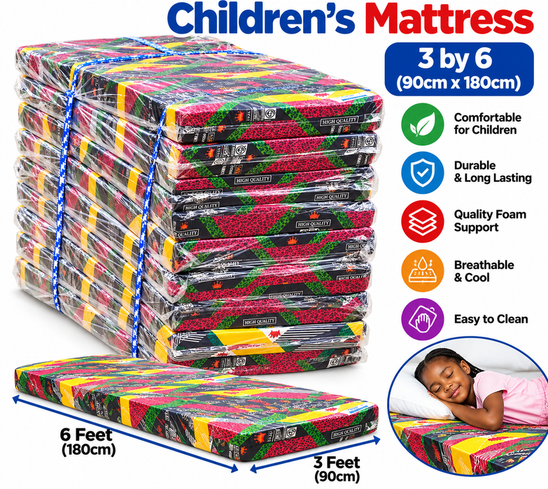 Children’s Mattress 3x6 Feet – Comfortable Kids Foam Mattress in Uganda