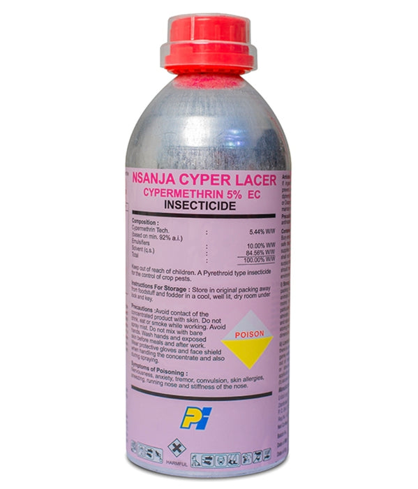 Nsanja Cyper Lacer Cypermethrin 5% EC – Mosquito, Bed Bug & Cockroach Insecticide Uganda