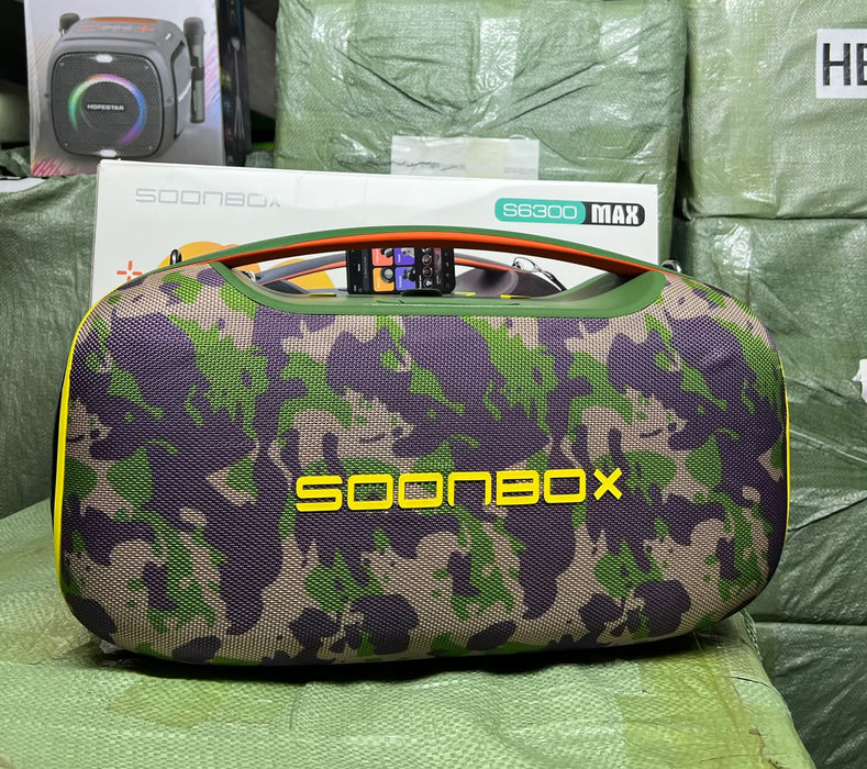 SOONBOX S6300 Max Portable Bluetooth Speaker with Deep Bass & RGB Lights – Kampala Uganda