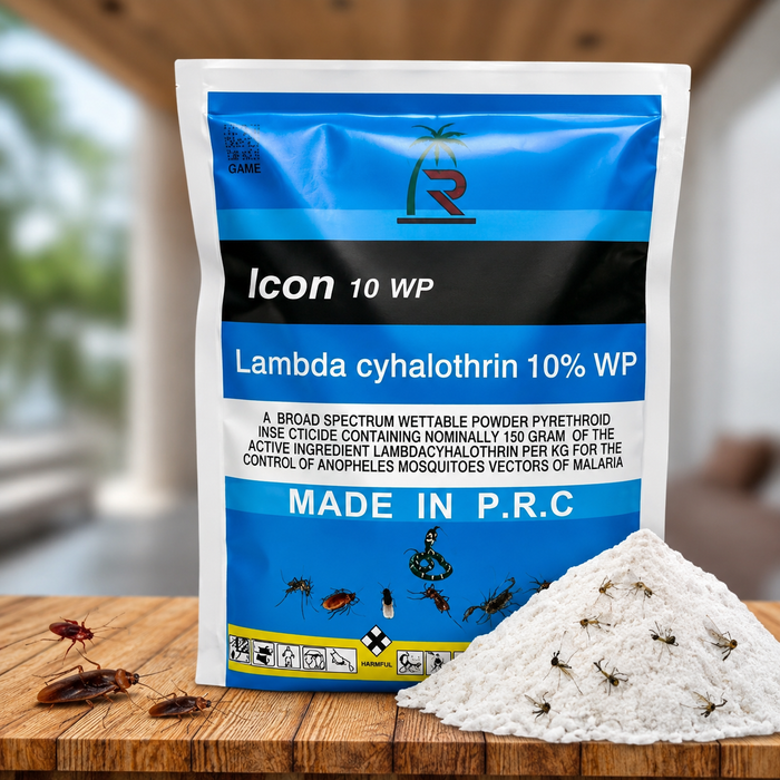 Icon 10 wp a public health insecticide For Mosquitoes, flies and cockroaches.