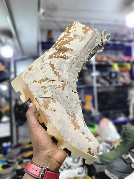 Desert Camouflage Tactical Boots for Men – Combat & Military Boots Uganda