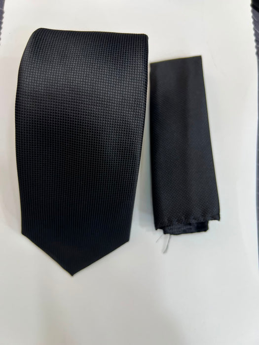 Men’s Paisley Necktie & Pocket Square Set – Elegant Formal Tie for Suits, Weddings & Office Wear-Uganda