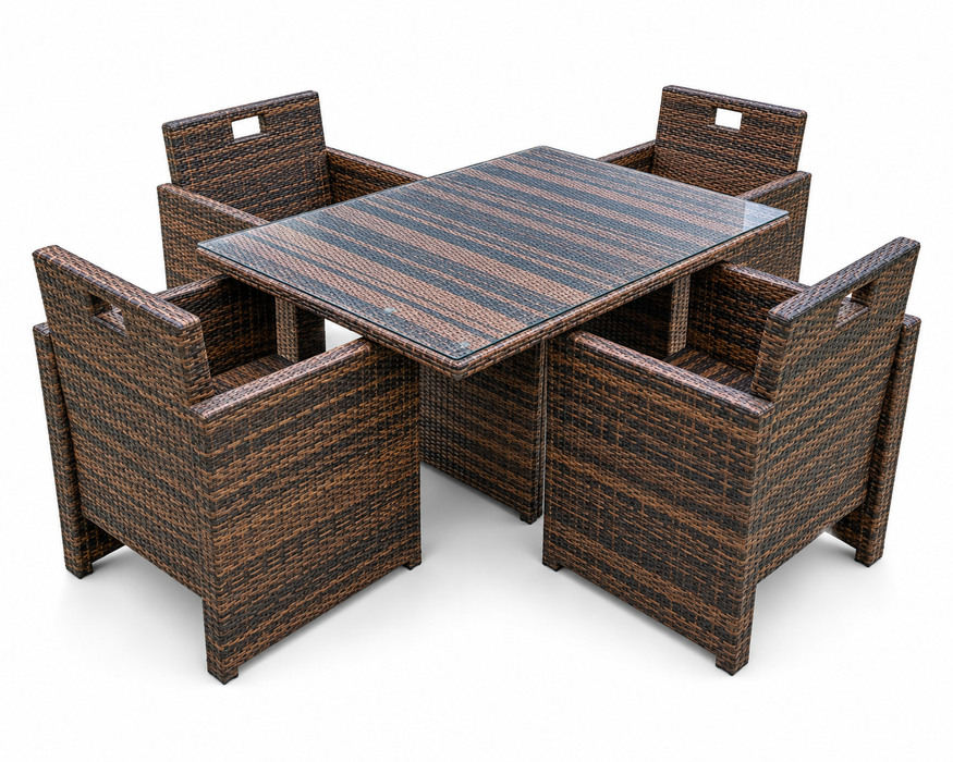 Balcony Crafted chairs with metallic Frame.