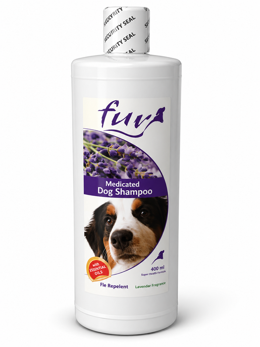 Medicated Dog Shampoo 400ml For Fleas.