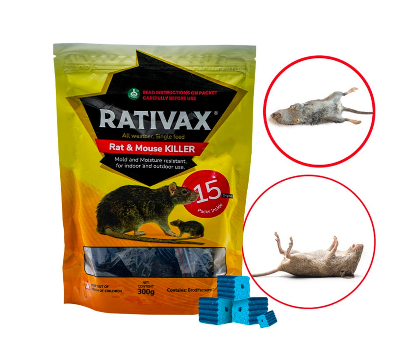 Ratwax Rat & Mouse Killer 300g – All Weather Rodent Control Bait | Uganda