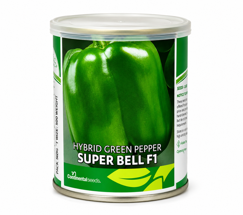 Hybrid Green pepper Seeds - Super Bell F1 50g.