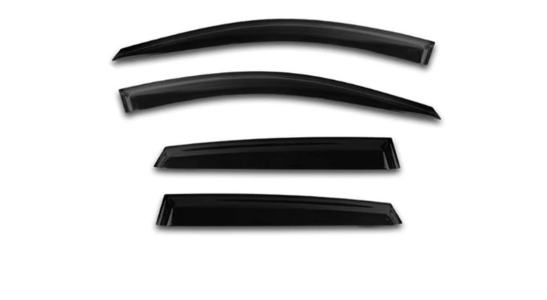 Toyota Hilux Window Visors 4PCS – Black Rain Guards Uganda