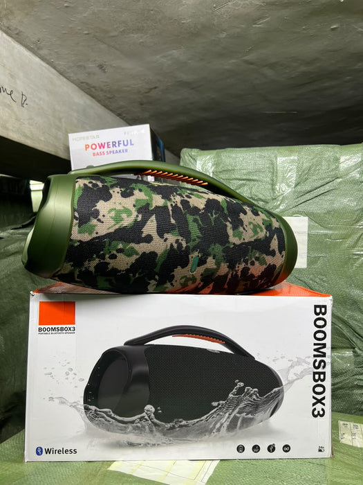BOOMSBOX3 Portable Bluetooth Speaker with Powerful Bass & Carry Handle – Uganda
