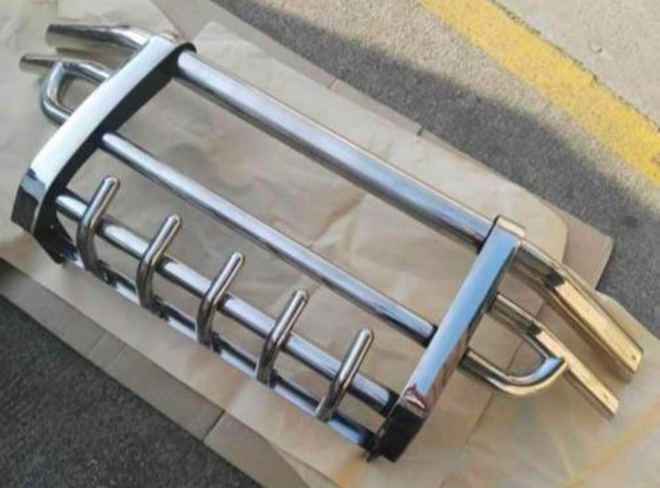 Toyota Land Cruiser Front Guard Bull Bar – Chrome Bumper Guard Uganda