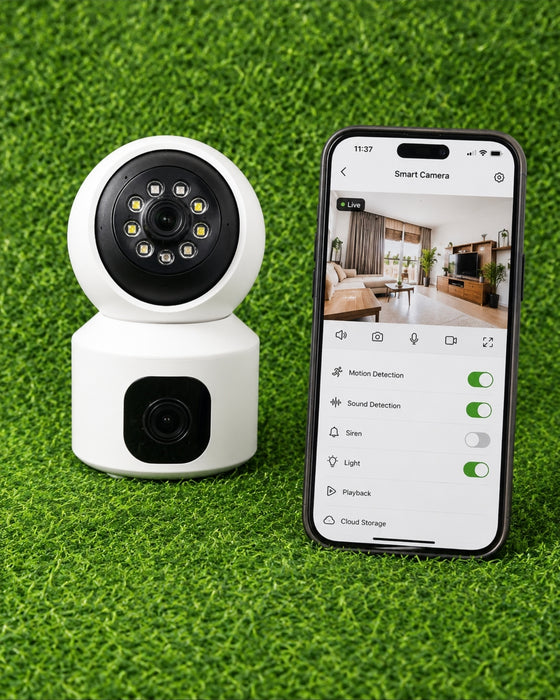 Dual-Lens simcard Security Camera