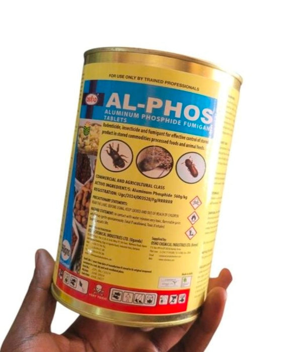 AL-PHOS Aluminium Phosphide Fumigant Tablets 500g – Grain Storage Pest Control
