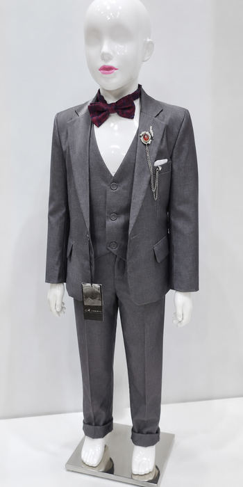 Children's Formal suit Gray colour.