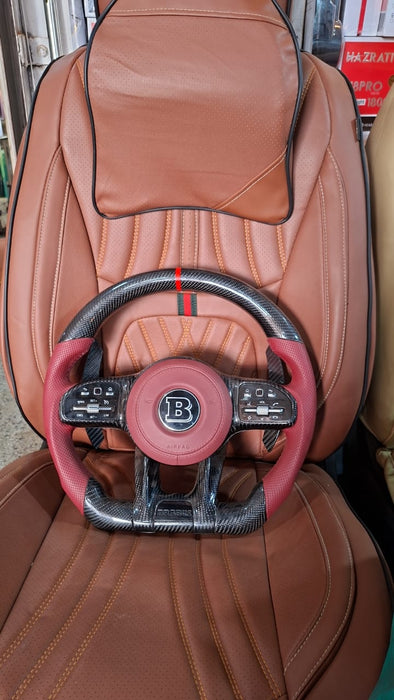 Mercedes-Benz Brabus Steering Wheel – Aftermarket Carbon Fiber & Leather Sport Steering Wheel | Uganda