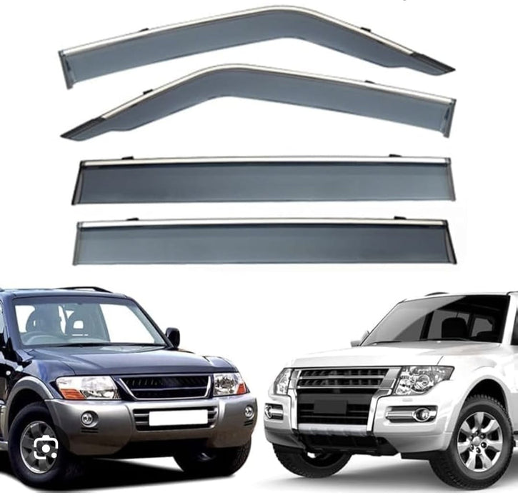 Window Visors for Toyota Land Cruiser – Black Rain Guards | Uganda